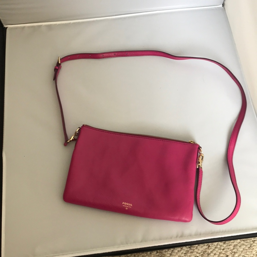 Hot pink Fossil bag